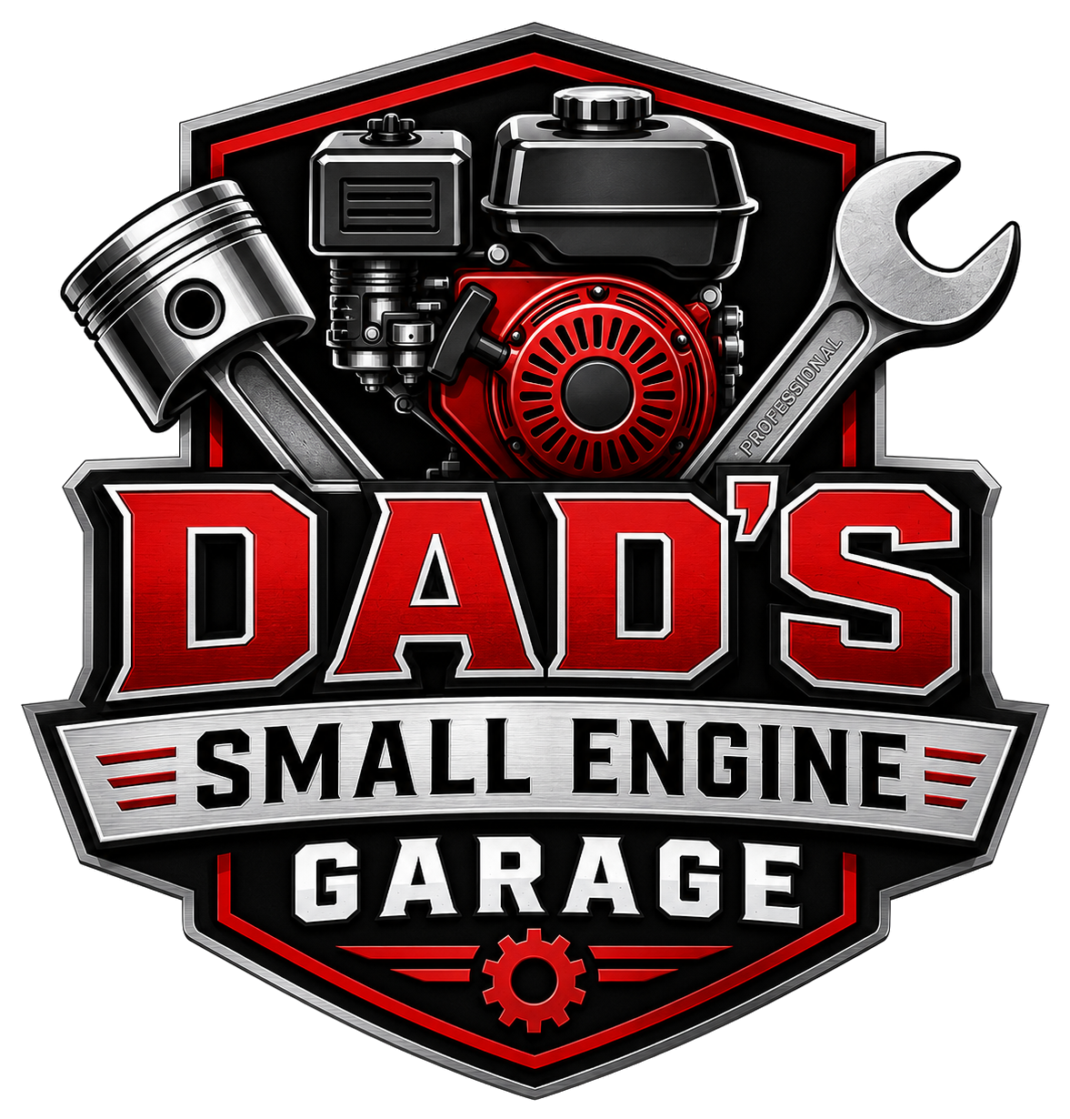 Dad's Small Engine Garage logo