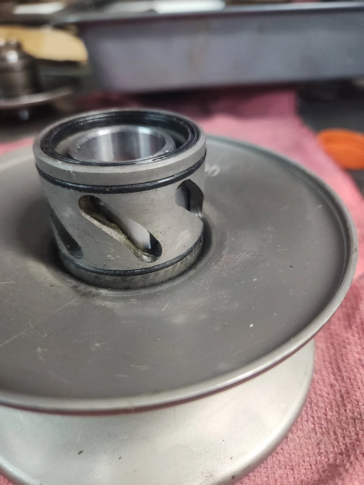 Clutch and pulley inspection