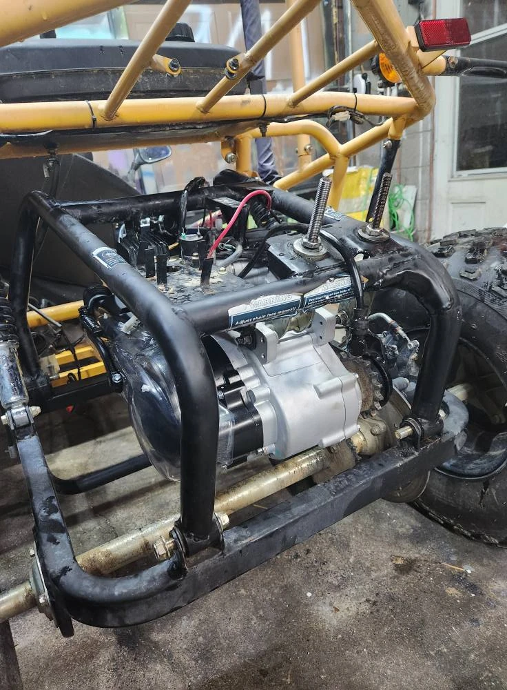 Go-kart engine replacement